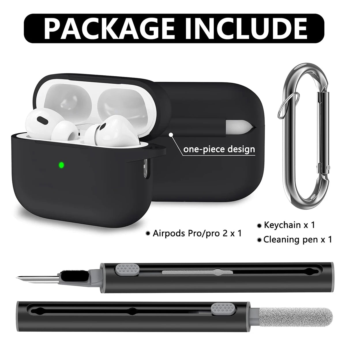 Airpod case and cleaner: 2 in 1